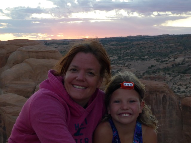 Susie and Maddy enjoying the sunrise together!