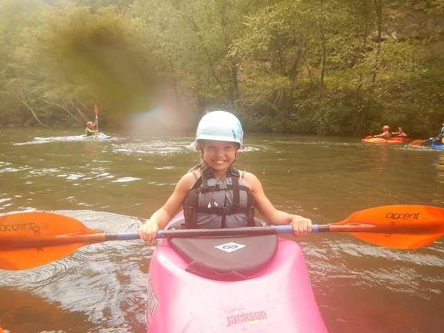 Maddy on the Ocoee River in her JK Shooting Star!