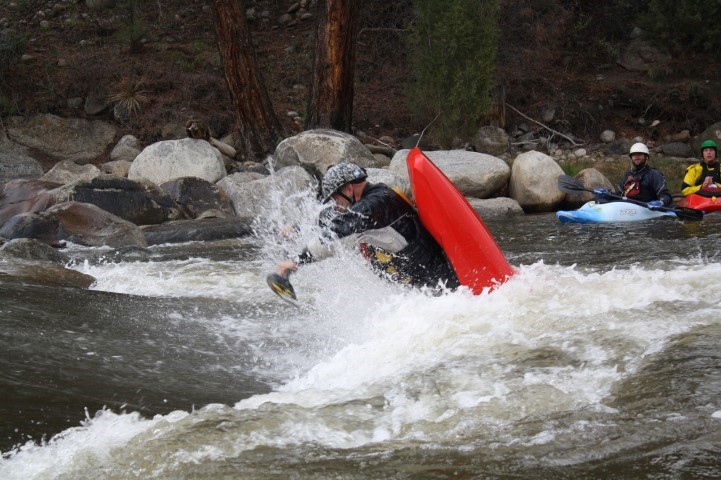 Dan finding kayaking way more fun than working!