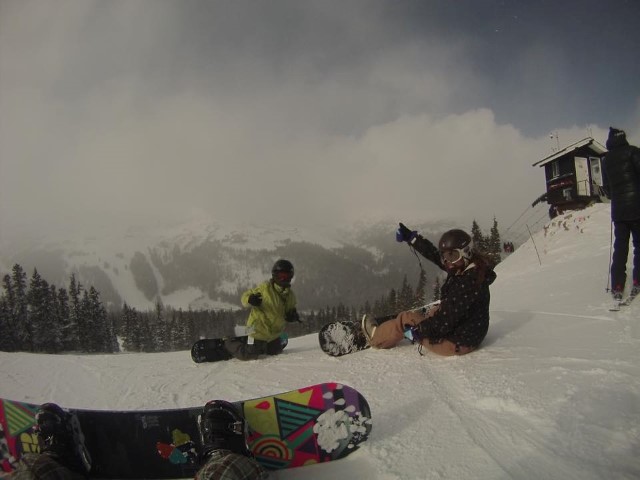 We are having the time of our lives!!!  Nothing beats November boarding!  :)