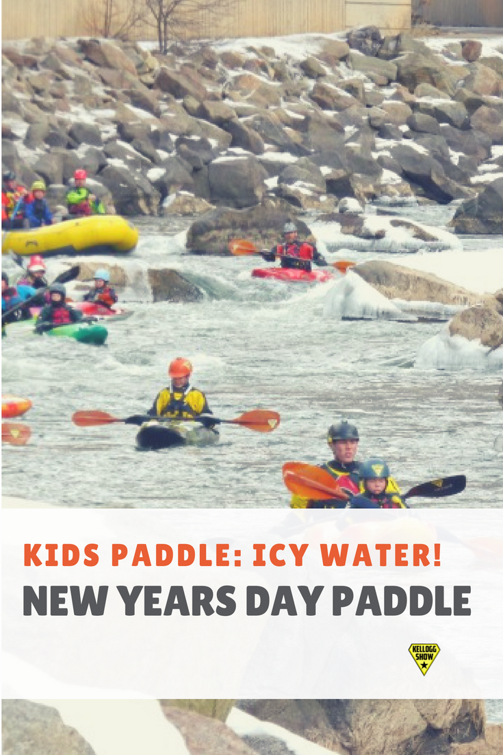 Kids Paddle in the Winter