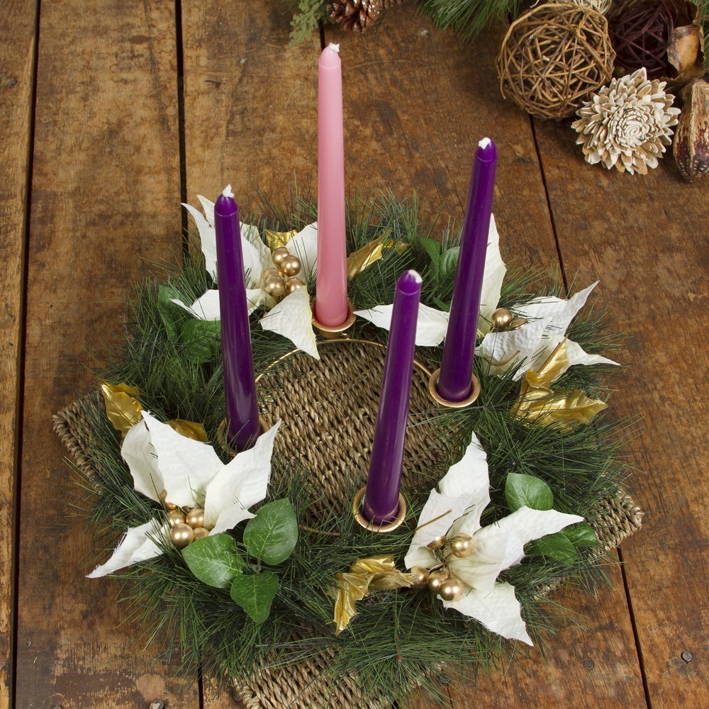 And Advent Wreath counts the Sundays to the birth of Christ keeping Christ in Christmas.