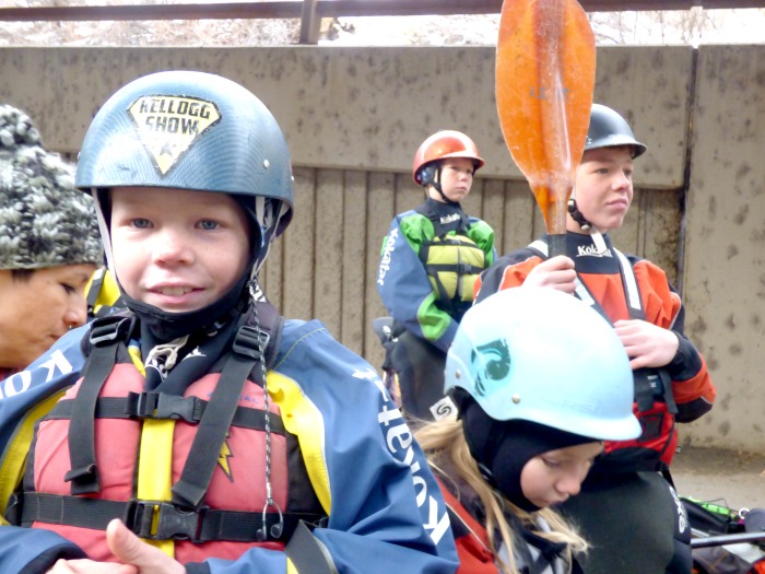 KelloggShow Kids Paddle Annual New Years Day Paddle 