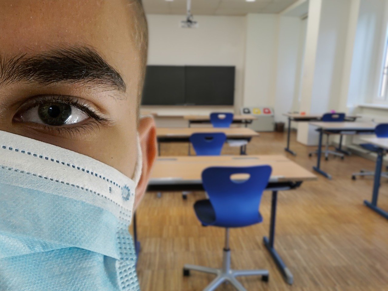 Distance Learning or in class instruction with masks?