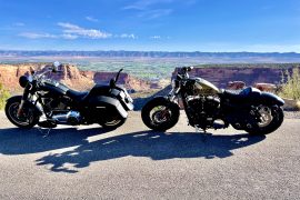 Riding Colorado National Monument On Harley's